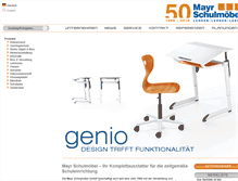 Tablet Screenshot of mayrschulmoebel.de